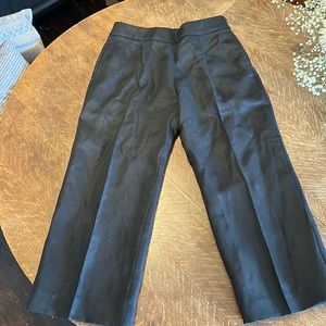Jcrew black linen pants - size 8 NWT